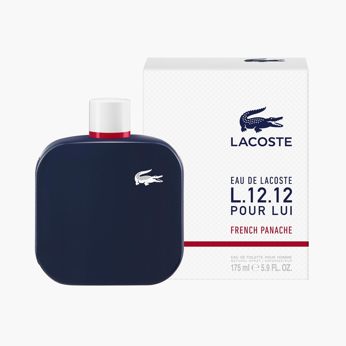 Buy LACOSTE Men Eau De Lacoste L.12.12 French Panache EDT Natural Spray 175ml from Lacoste at just INR 5700.0