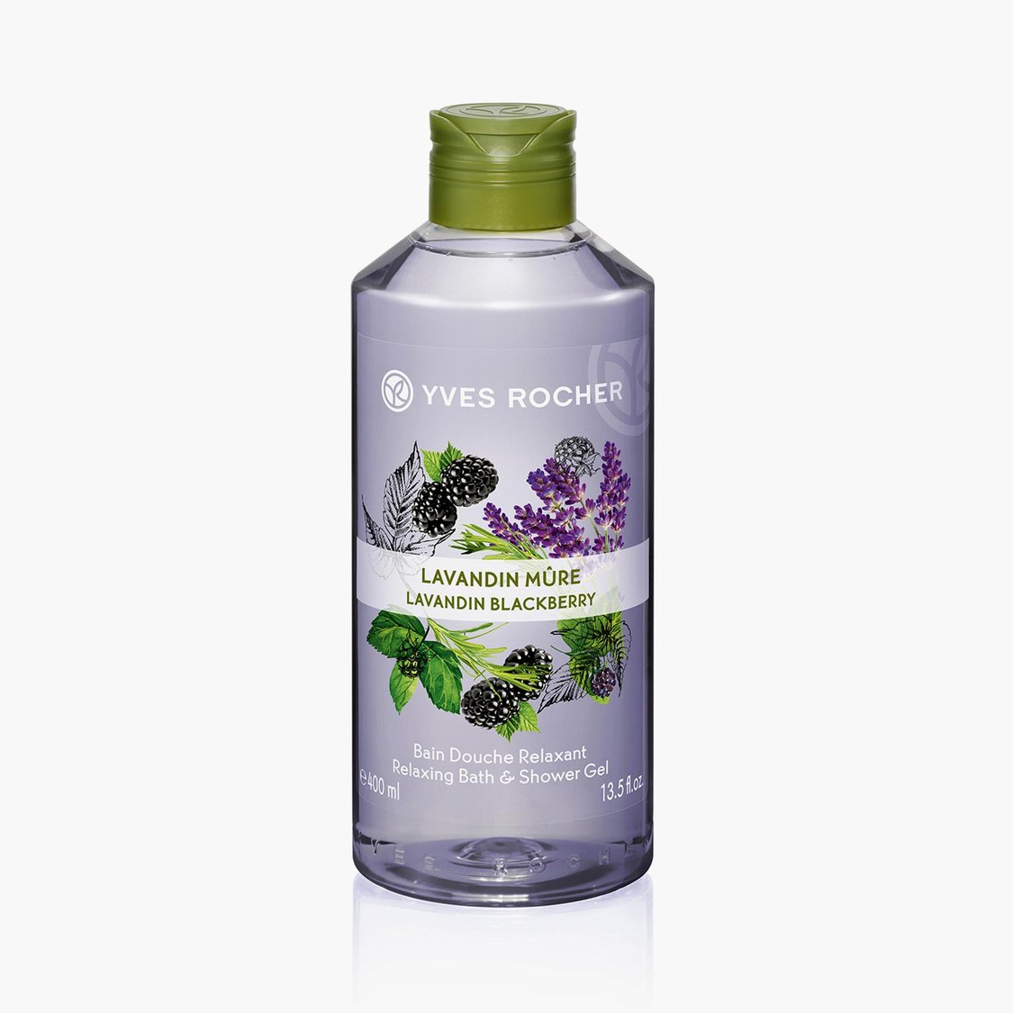 YVES ROCHER Women Relaxing Bath and Shower Gel- Lavandin Blackberry-400ml