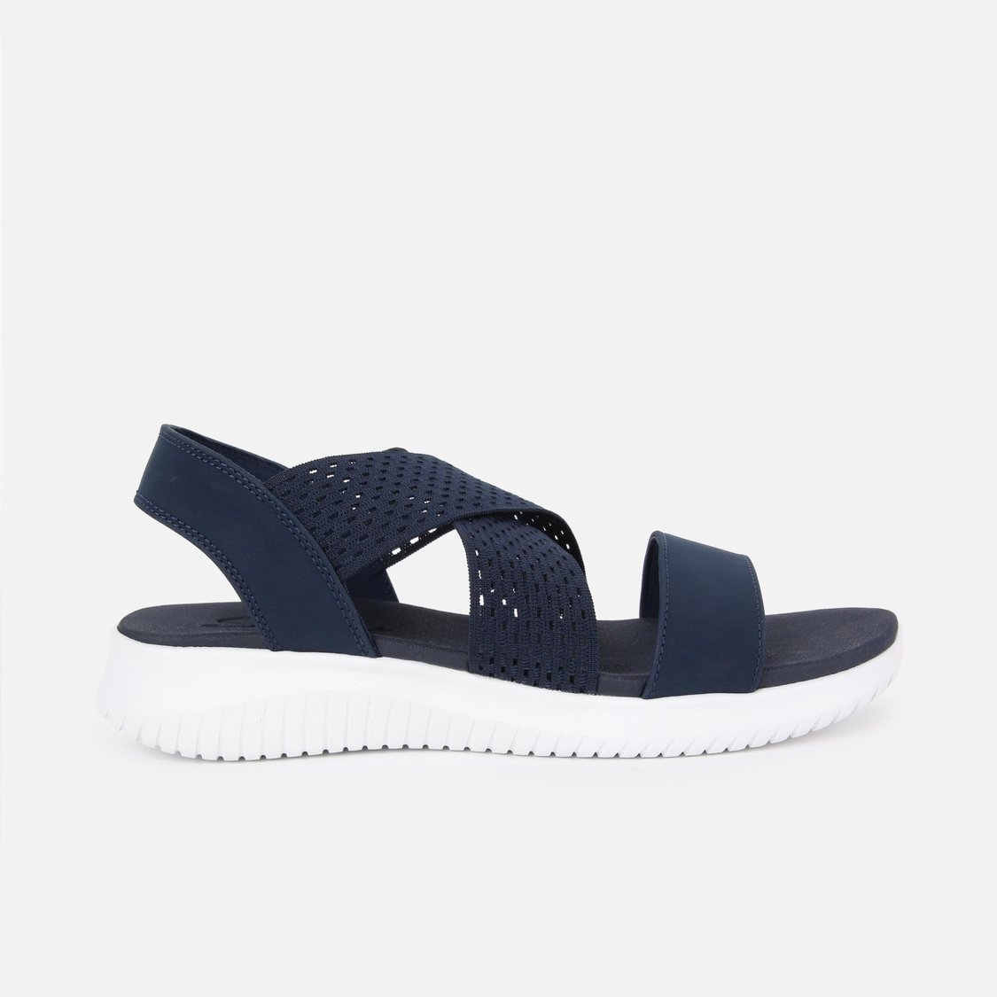 Sketchers blue sandals online