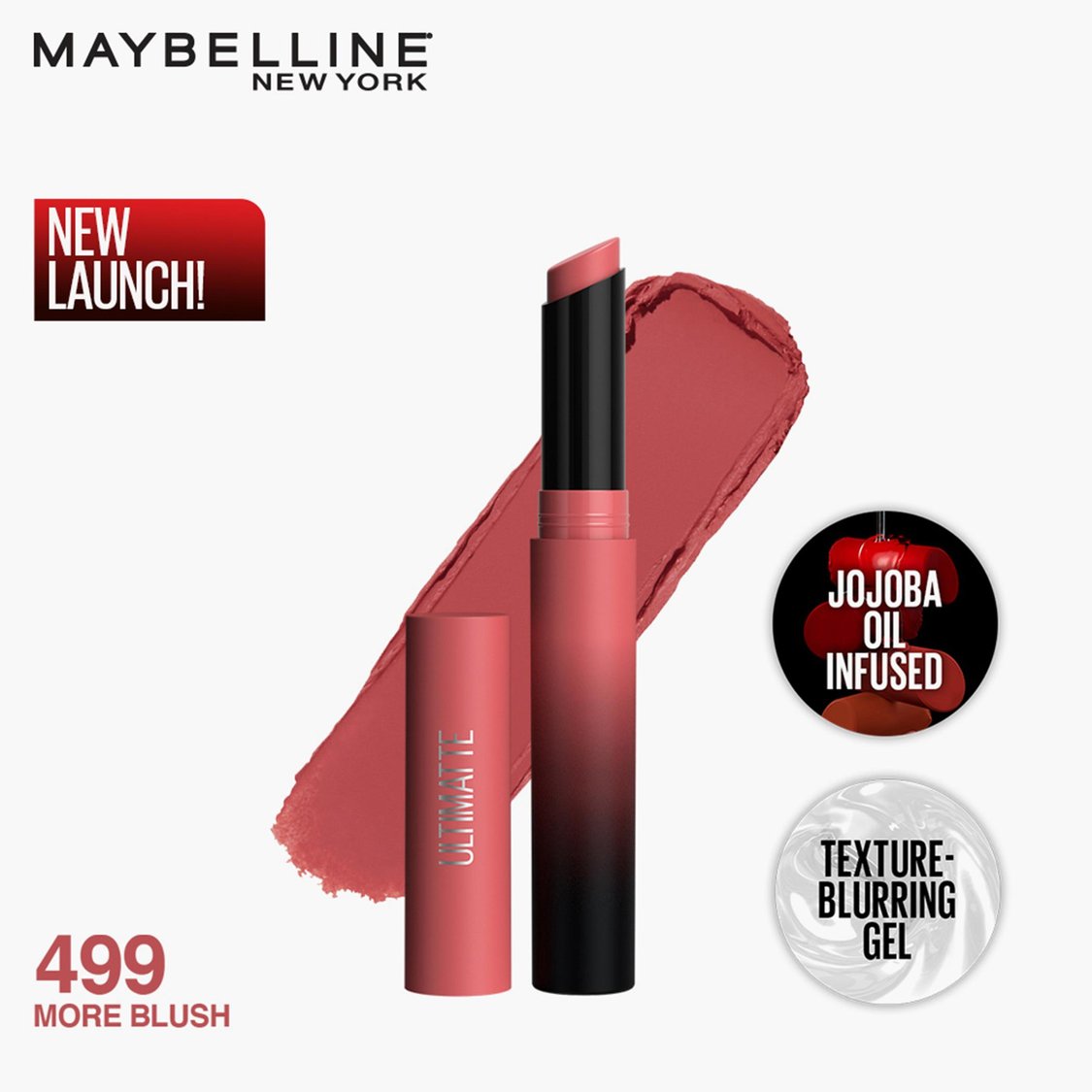 Buy MAYBELLINE NEW YORK Color Sensational Ultimatte Lipstick - 499 More ...