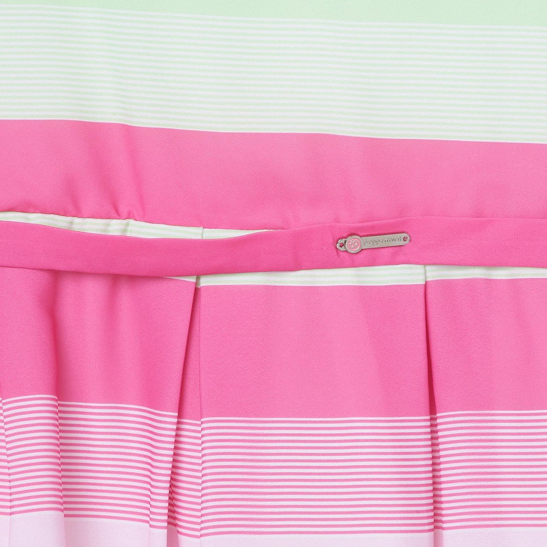 PEPPERMINT Girls Colourblocked Woven A-Line Dress