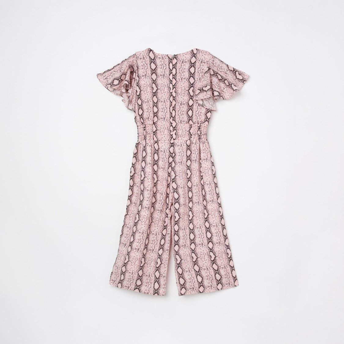 PEPPERMINT Girls Printed Woven Full-Length Jumpsuit