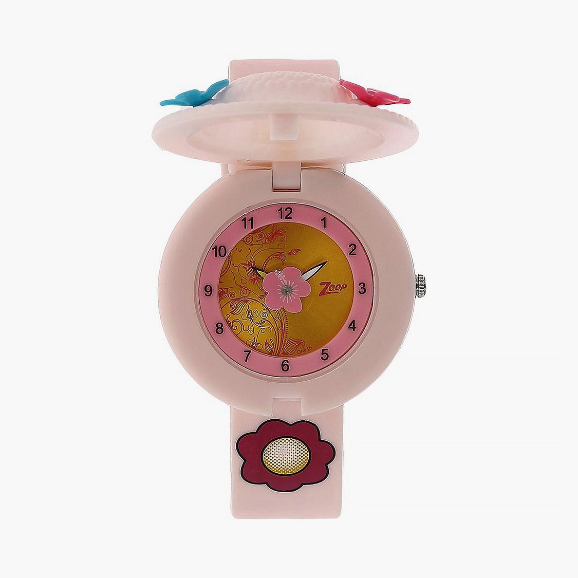Buy ZOOP Girls Flap-Detailed Analog Watch - NPC4032PP01 from Zoop