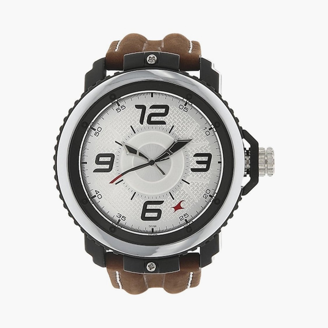 Buy FASTRACK Men Solid Round Dial Analog Watch with Leather Strap