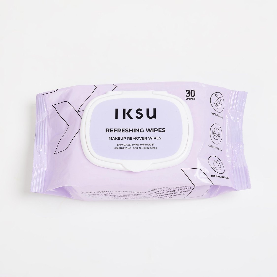IKSU Everything Off Makeup Remover Wipes - 30Pcs