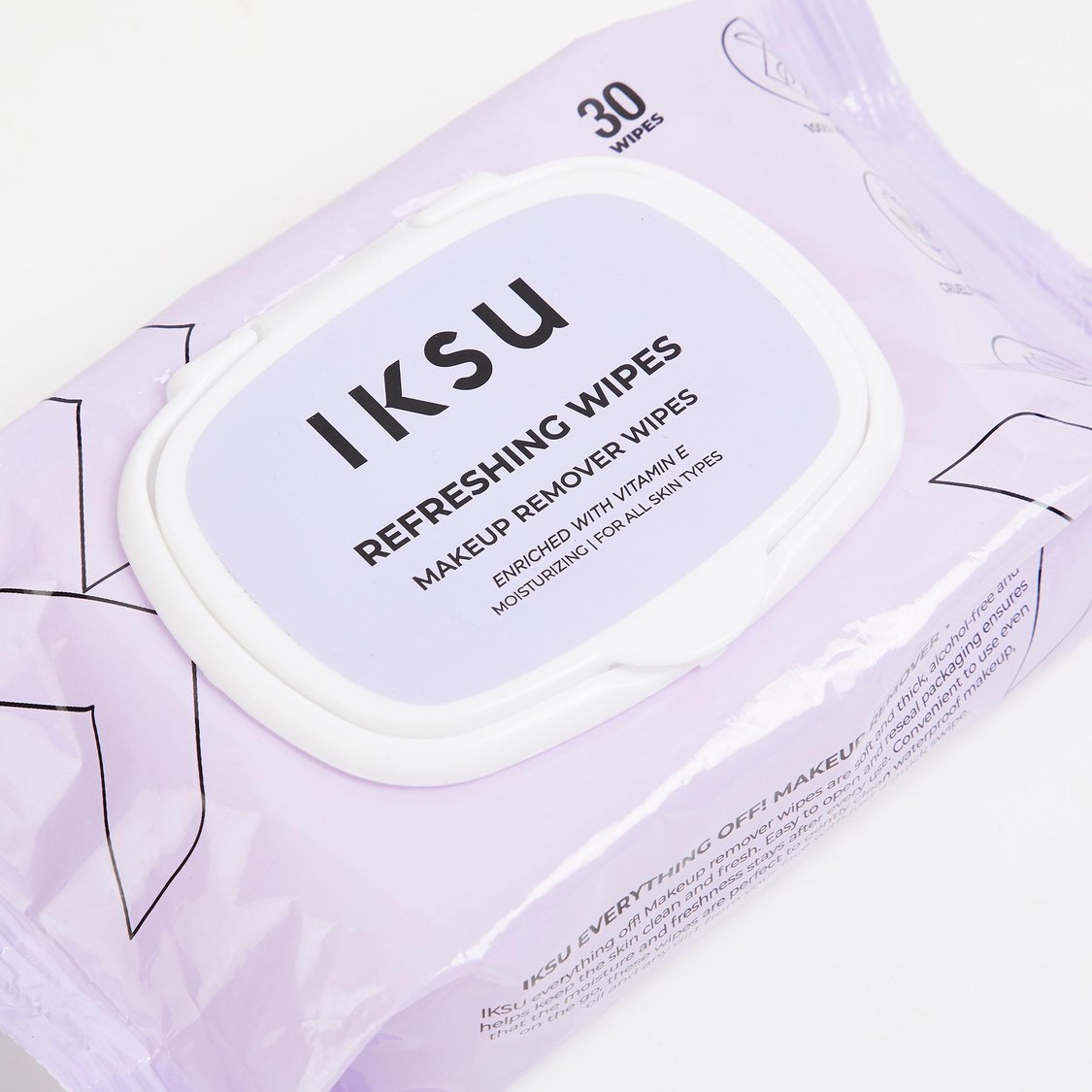 IKSU Everything Off Makeup Remover Wipes - 30Pcs