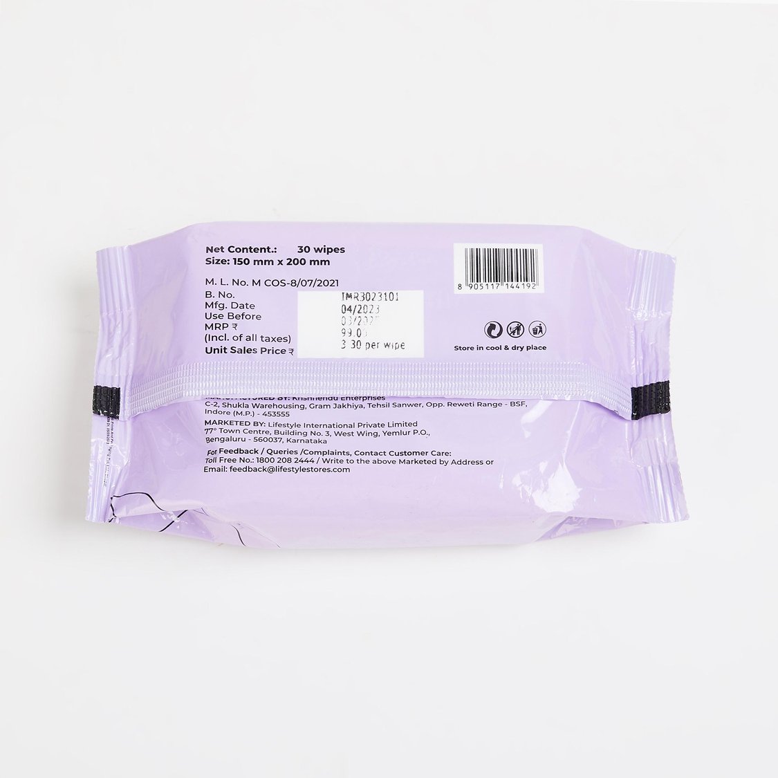 IKSU Everything Off Makeup Remover Wipes - 30Pcs