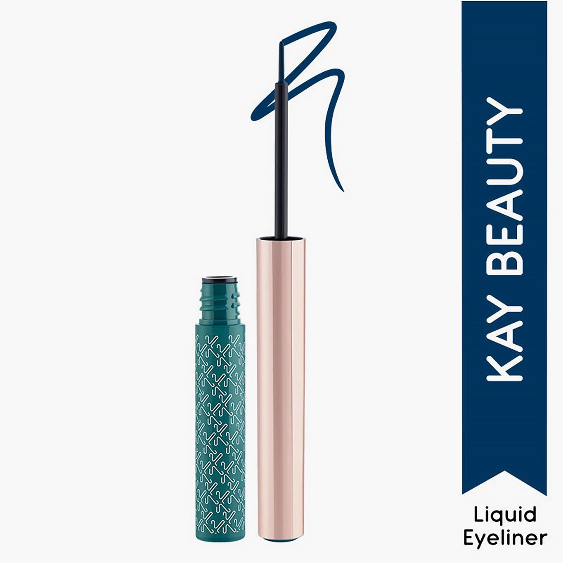 KAY BEAUTY Quick Dry Liquid Eyeliner - Bespoke Blue - 5ml