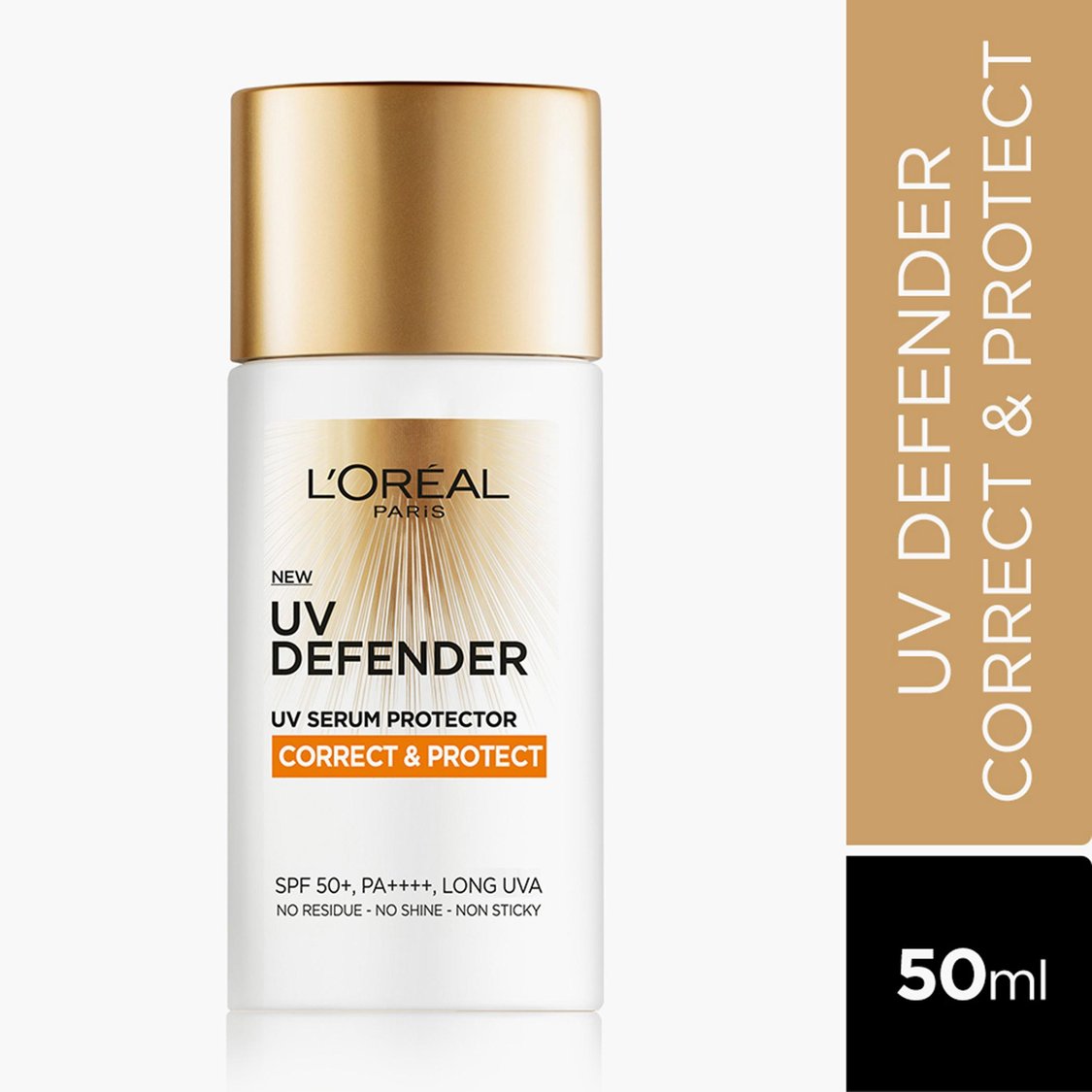 L'OREAL PARIS UV Defender Serum Protector Correct & Protect SPF 50 PA+++ - 50 ml