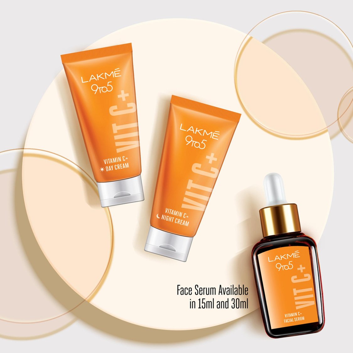 LAKME 9 to 5 Vitamin C+ Facial Serum - 15 ml