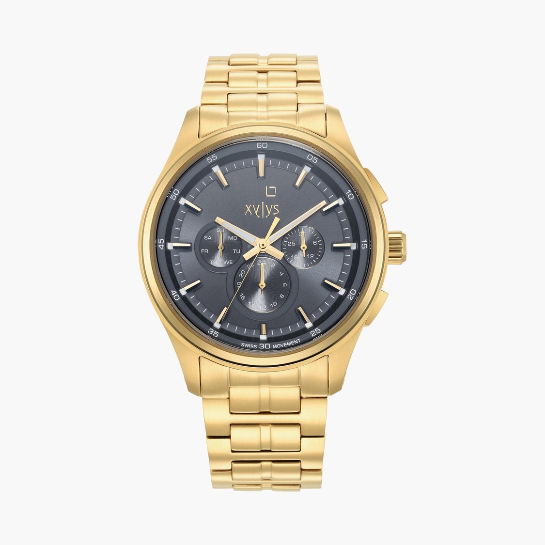 Buy XYLYS Men Chronograph Watch with Stainless Steel Strap