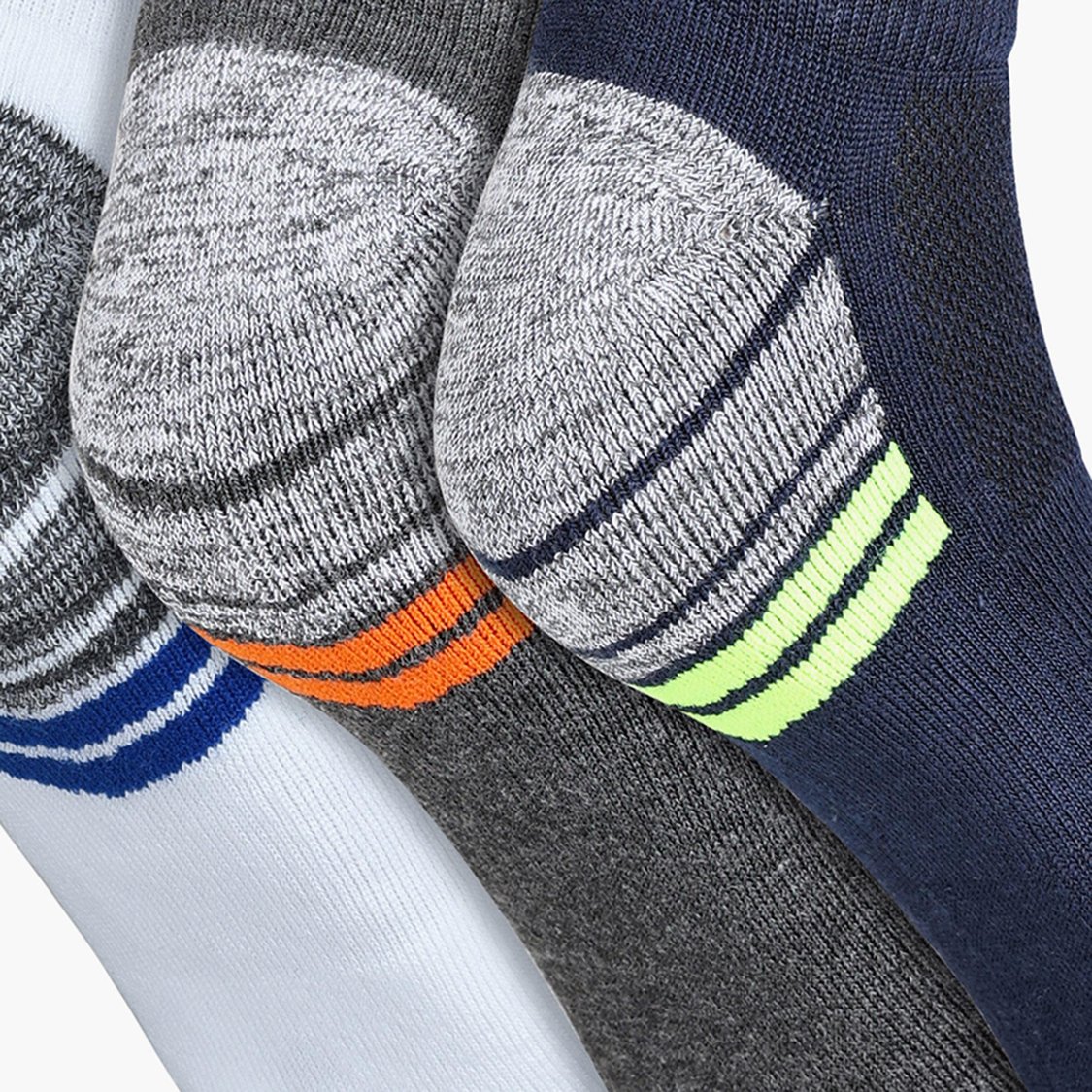 SKECHERS Men Printed Ankle-Length Socks - Pack of 3