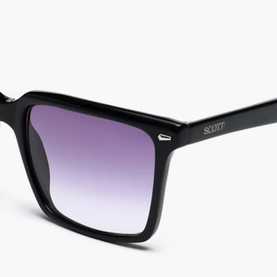 SCOTT Men UV-Protected Rectangle Sunglasses - SC10013FORESTC356S