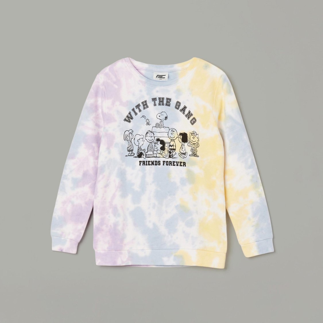 Buy FAME FOREVER Boys Tie-Dye Printed Crew Neck Sweatshirt from