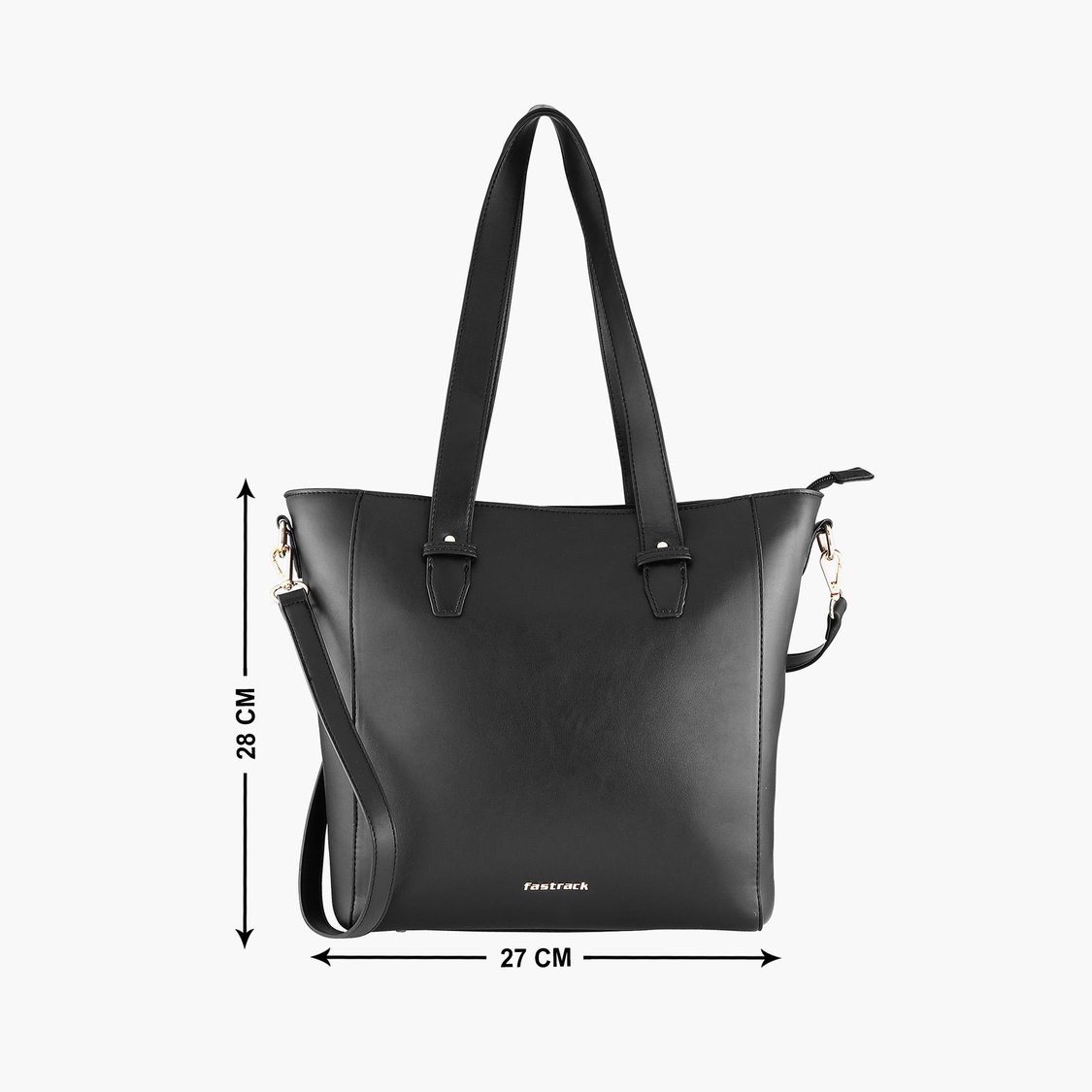 Buy FASTRACK Women Solid Shopper Tote Bag from Fastrack at just