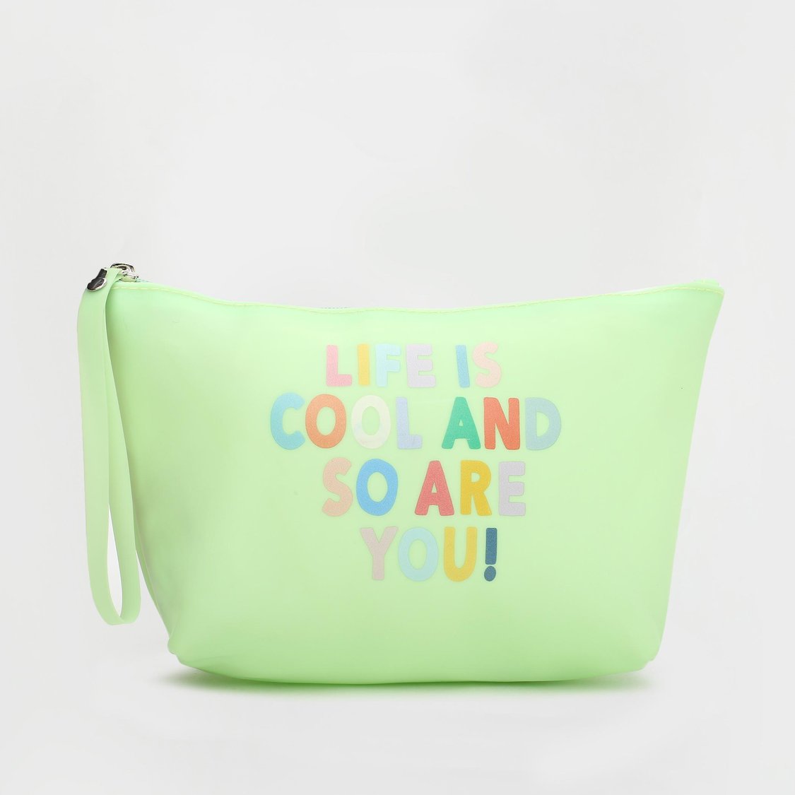 GINGER Women Printed Zip Closure Vanity Pouch