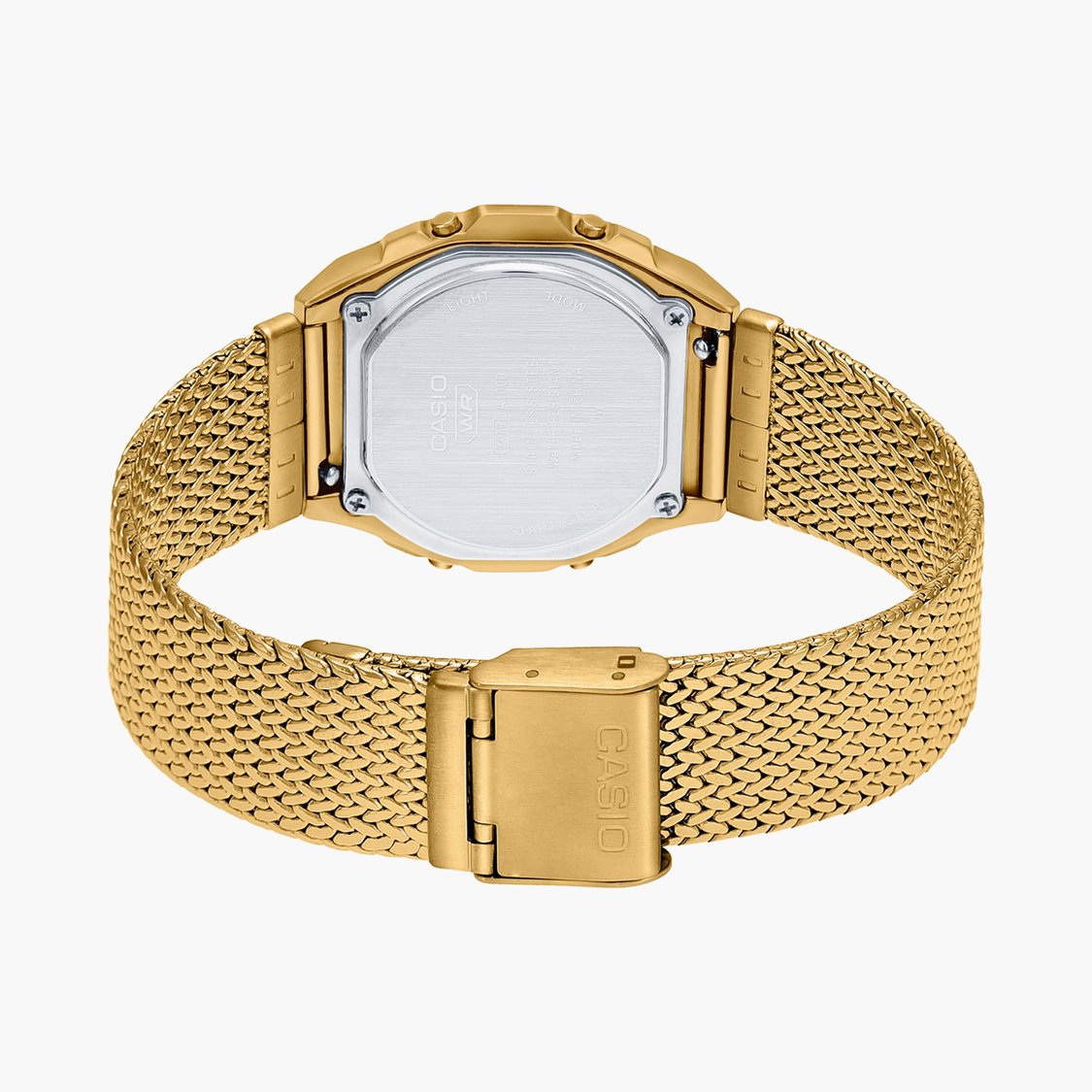 CASIO VINTAGE Unisex Solid Digital Watch with Mesh Strap - D277