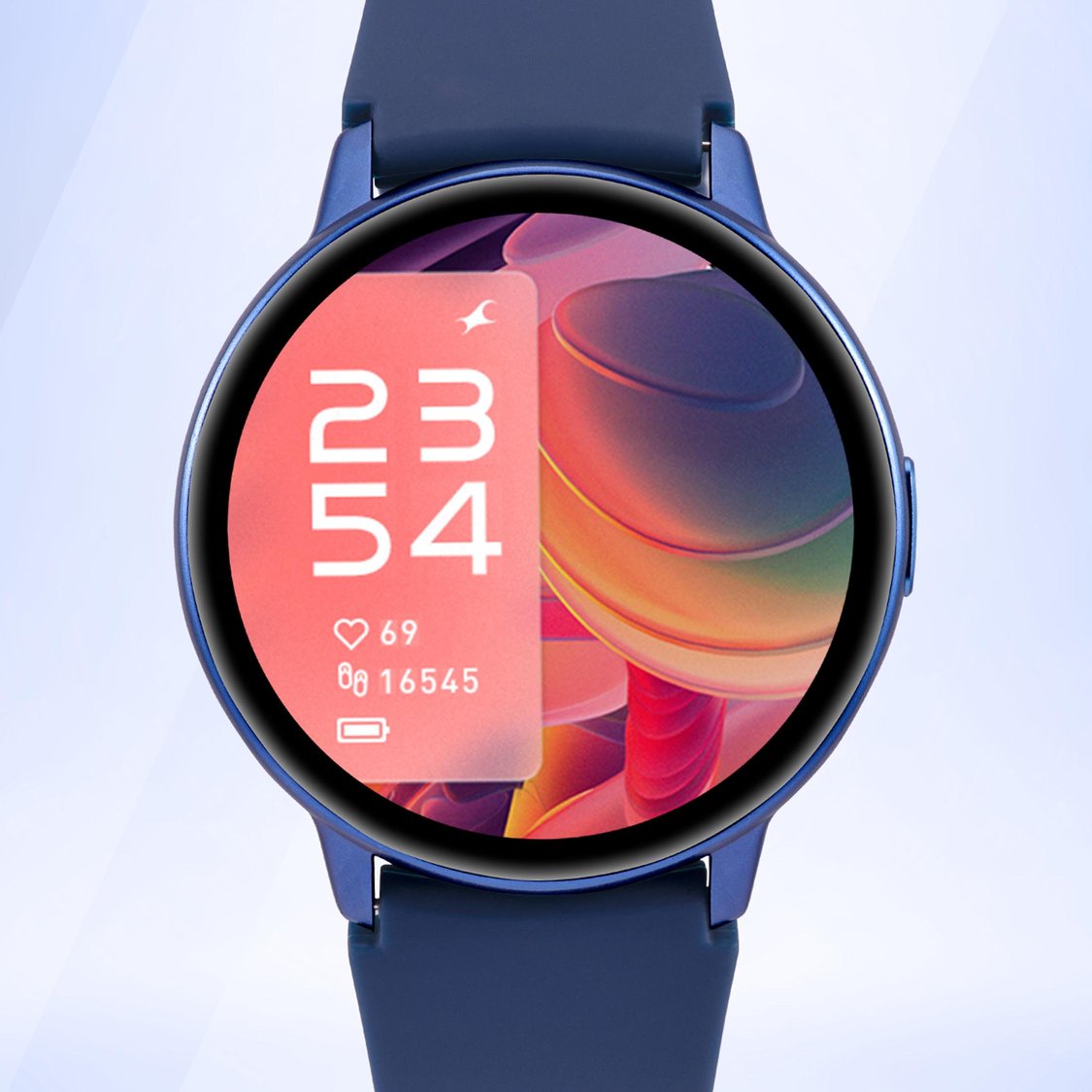 Buy FASTRACK Reflex Play Women Blue Solid Silicone Strap Smart