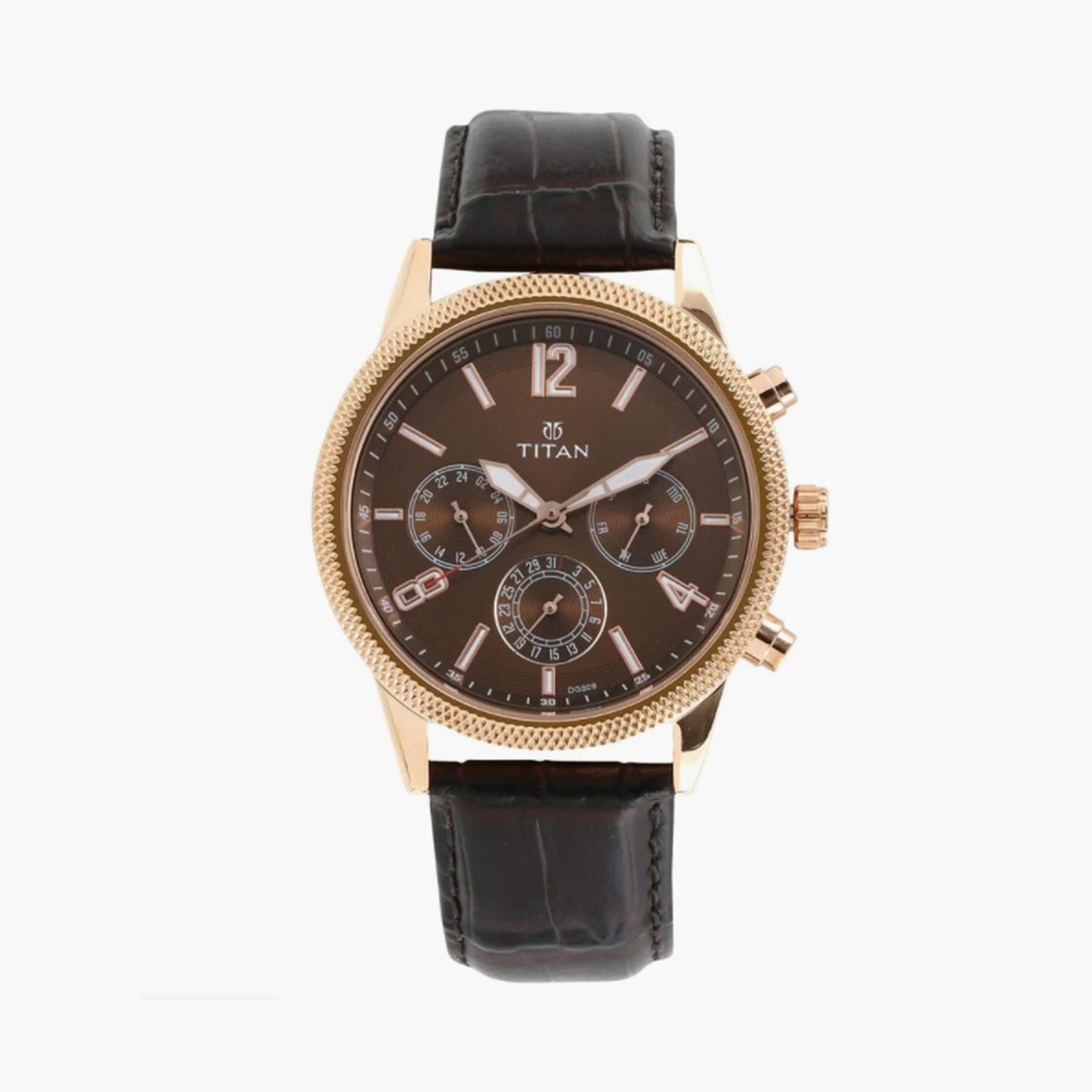 Buy TITAN Men Engraved Chronograph Watch NQ1734WL01 from Titan
