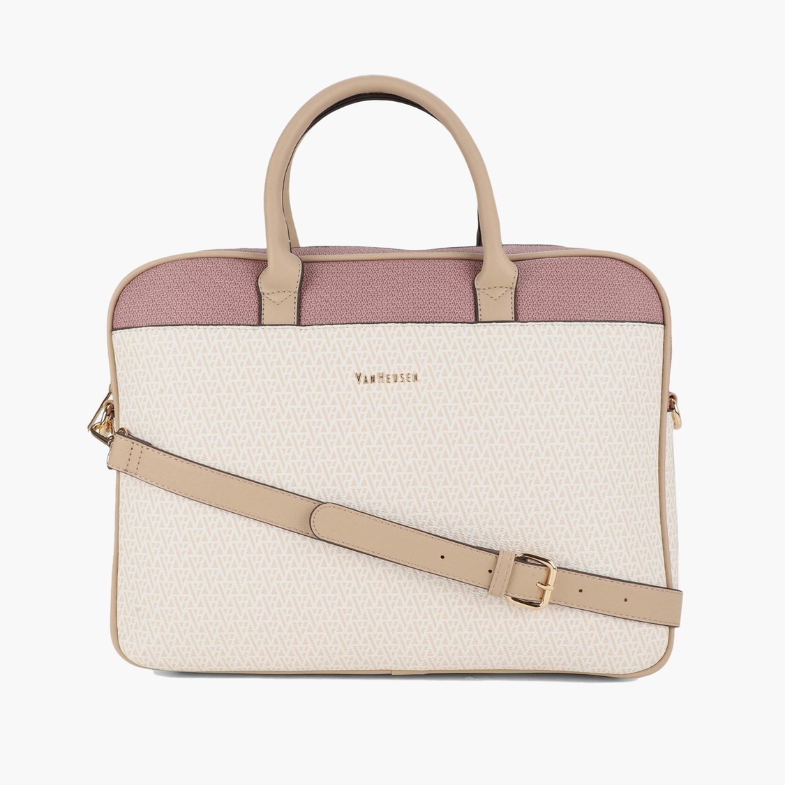 Buy VAN HEUSEN Women Printed Colourblocked Laptop Handbag from Van Heusen at just INR 3299.0