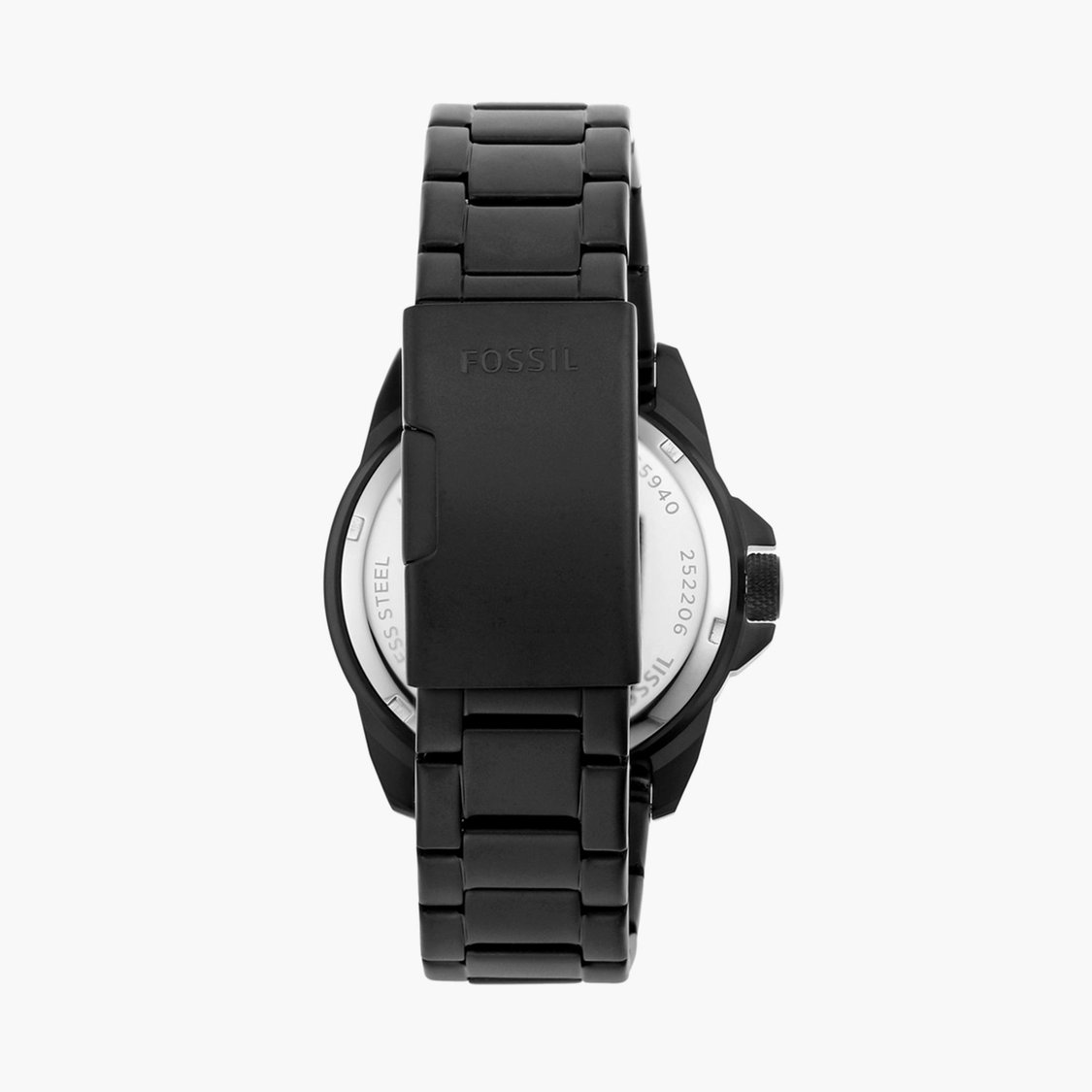 Matte black fossil men's watch hotsell