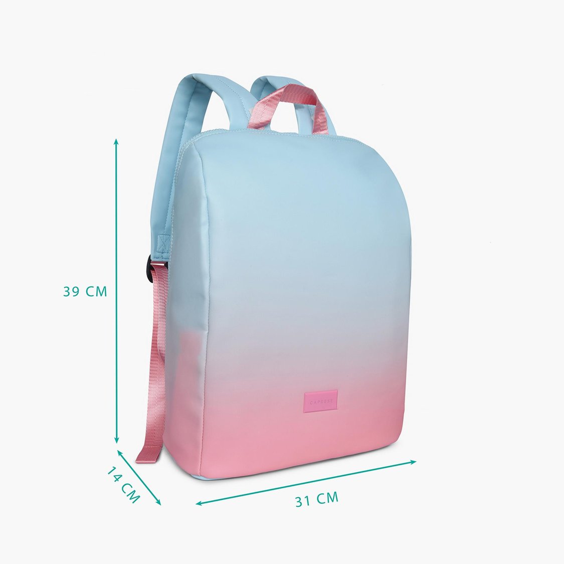 Caprese Light Blue Pink Backpack Caprese Women Light Pink Sierra