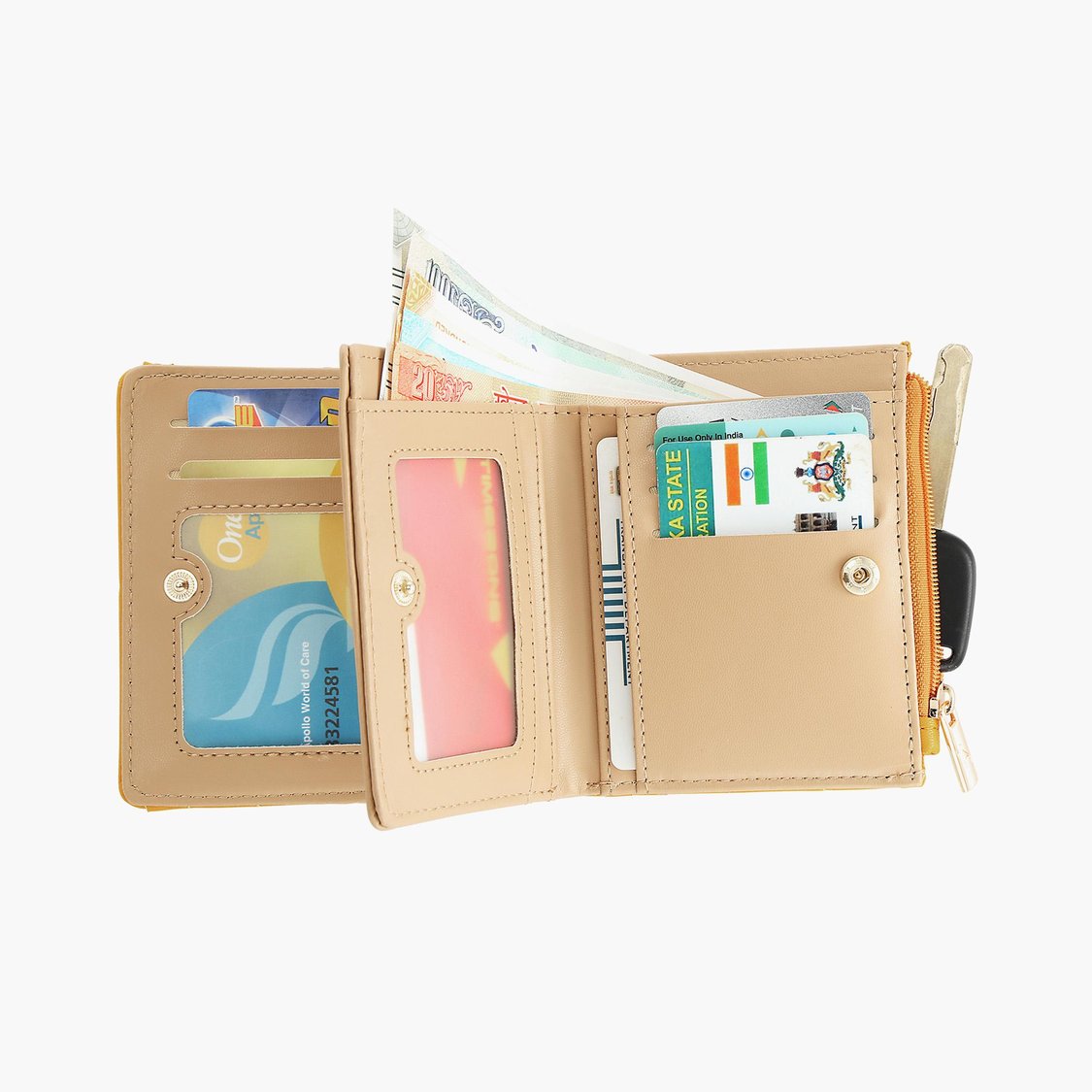 FASTRACK Women Quilted Bi-Fold Wallet