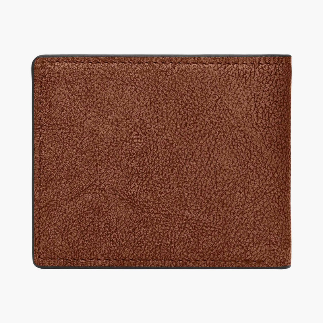 FOSSIL Men Textured Leather Bi-Fold Wallet