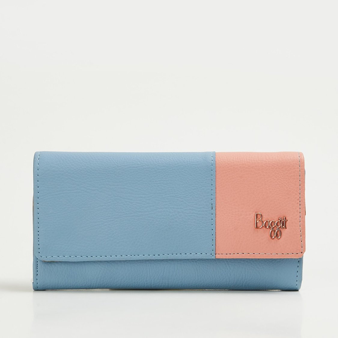 Buy BAGGIT Women Colourblocked Three-Fold Wallet from Baggit at just ...