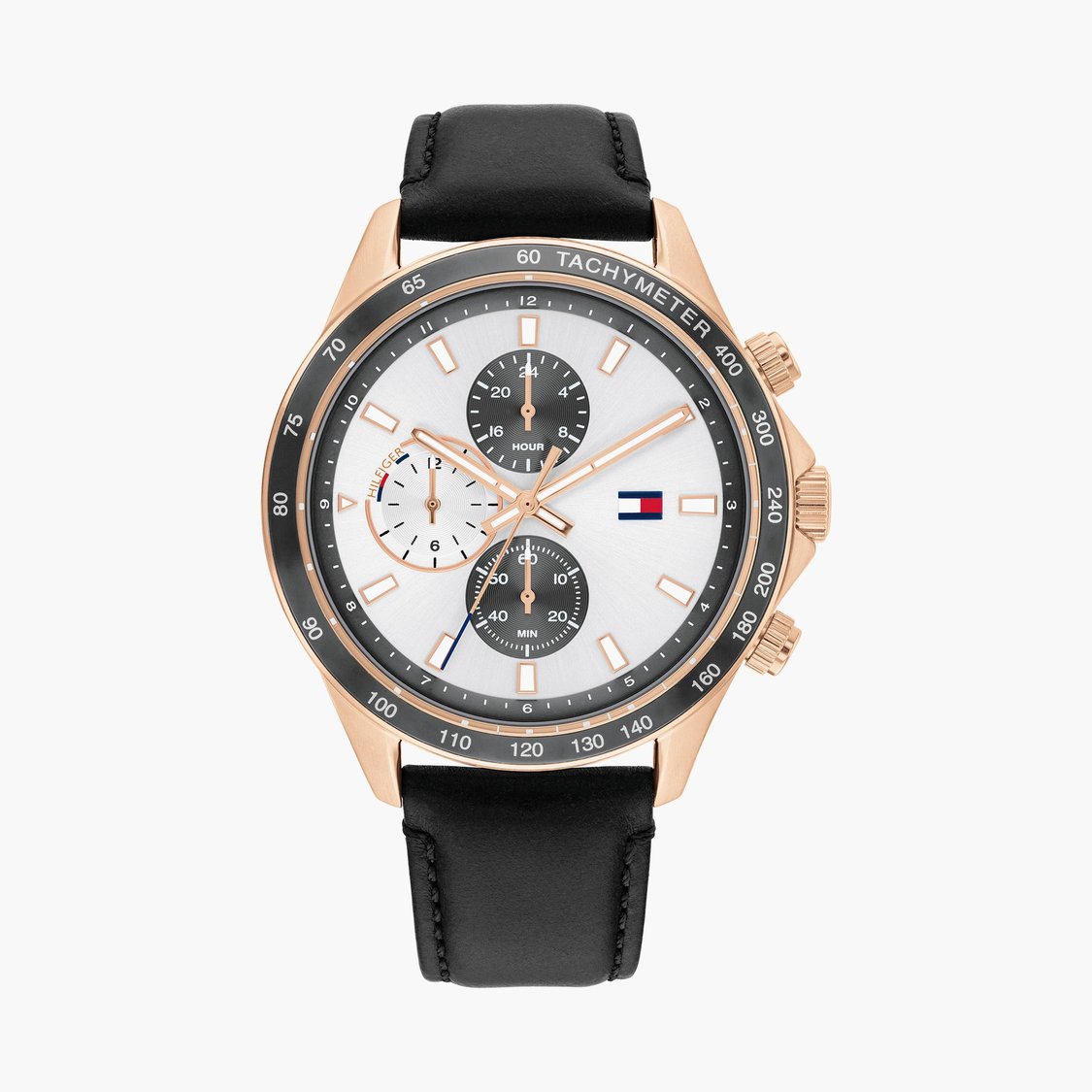 Buy TOMMY HILFIGER Men Chronograph Watch With Leather Strap