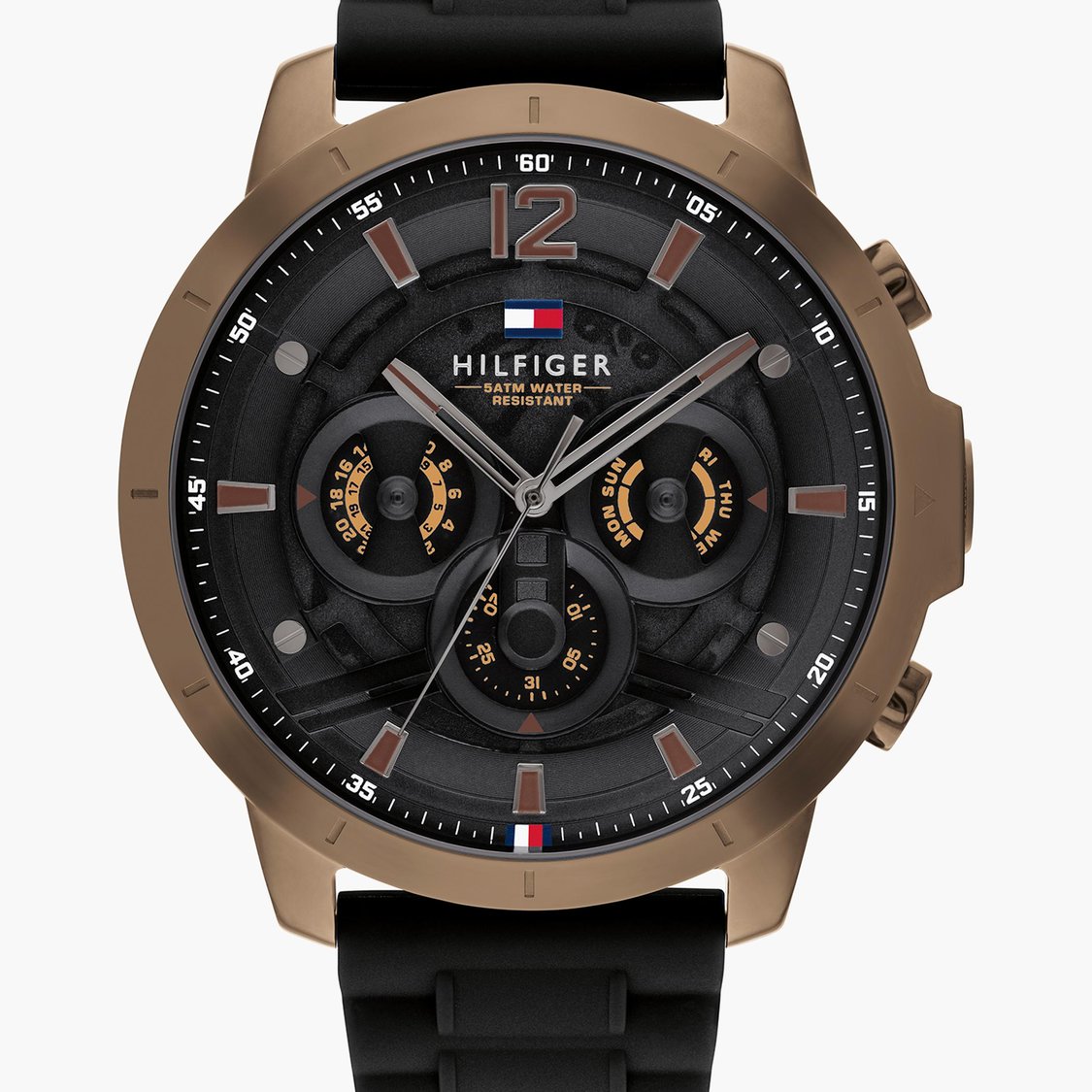 Buy TOMMY HILFIGER Men Chronograph Watch With Silicone Strap TH1710491 from Tommy Hilfiger at just INR 15495.0