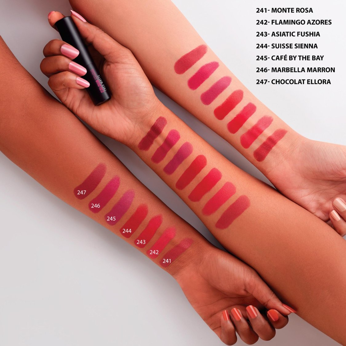 CHAMBOR TRES MATTE SPF 30 Lipstick - Suisse Sienna - 3.2g