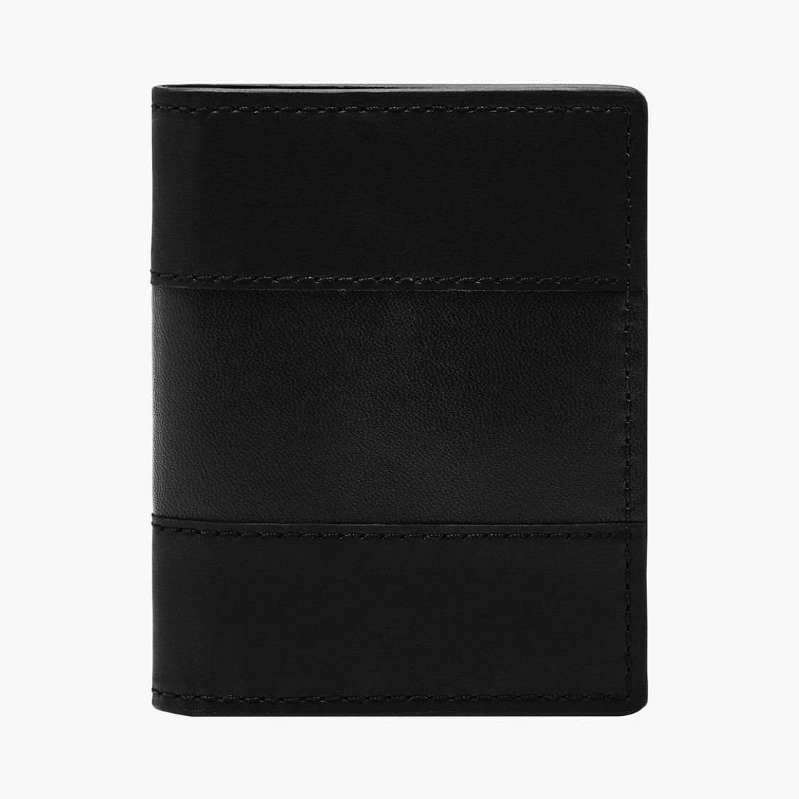 FOSSIL Men Colourblocked Leather Bi-Fold Wallet