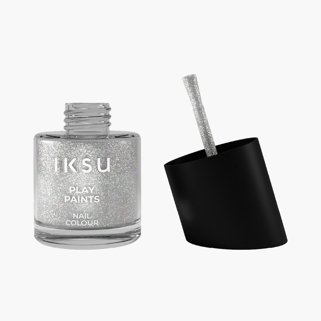 IKSU Play Paints Nail Colour - Silver Shine - 8ml