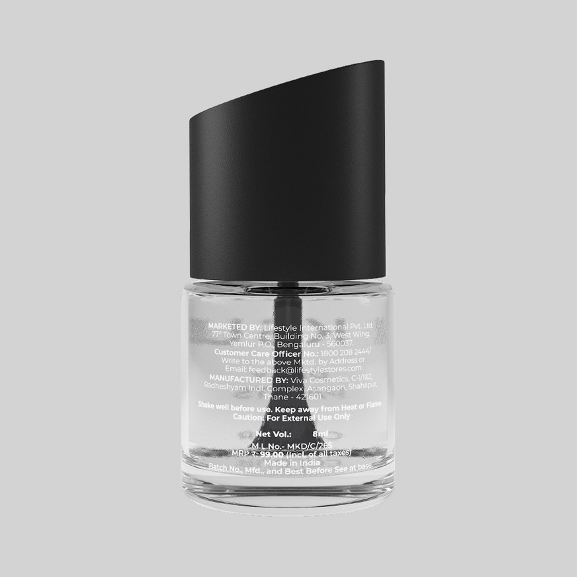 IKSU Play Paints Nail Colour - Transparent - 8ml