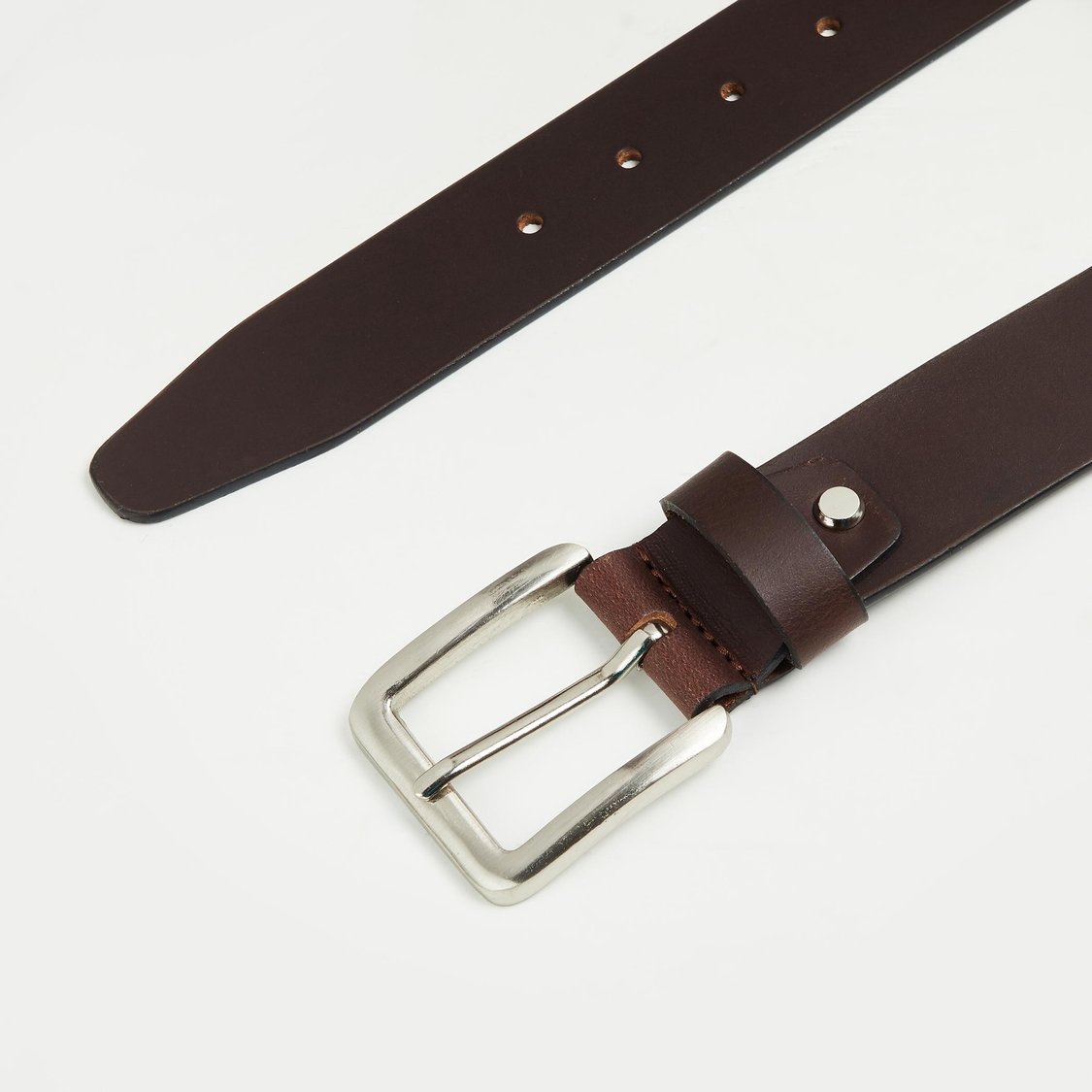 FAME FOREVER Men Solid Leather Casual Belt