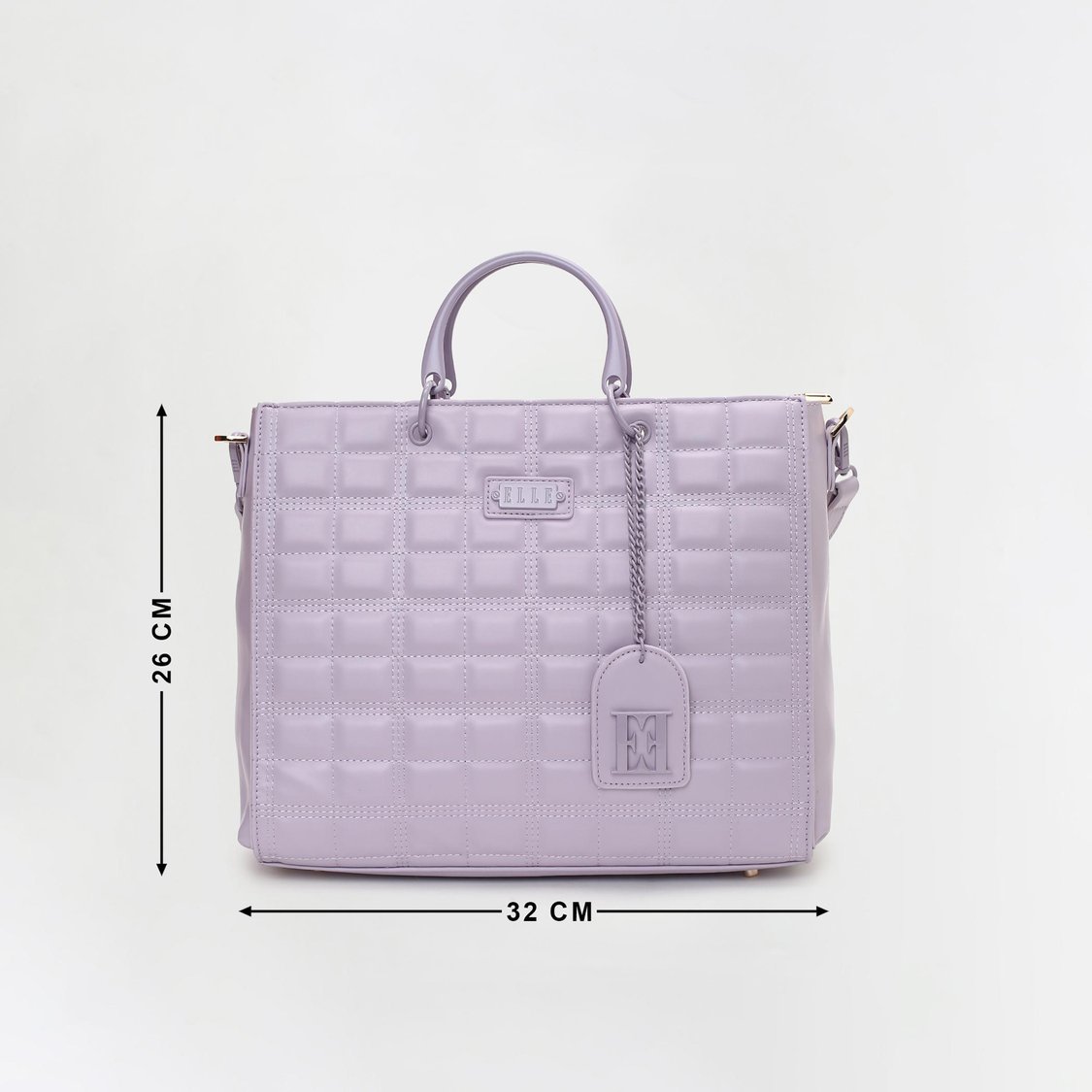 ELLE Women Quilted Handheld Bag