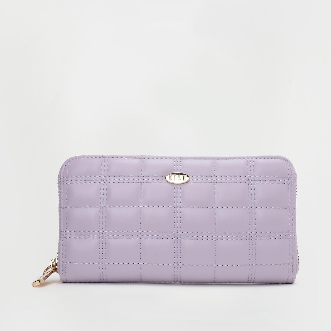ELLE Women Quilted Zip-Around Wallet