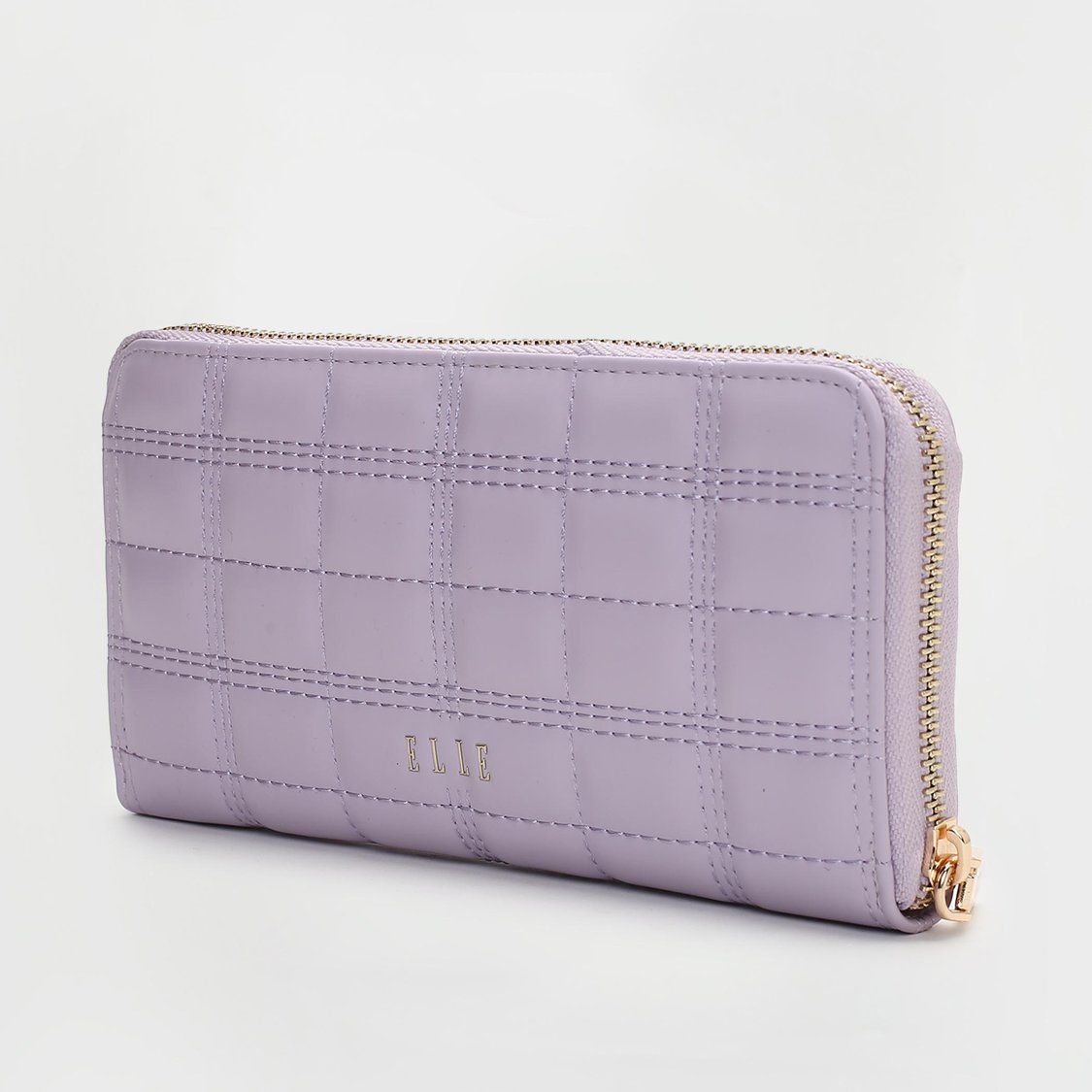 ELLE Women Quilted Zip-Around Wallet