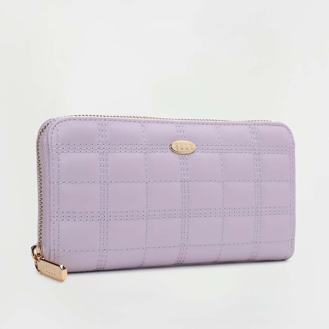 ELLE Women Quilted Zip-Around Wallet