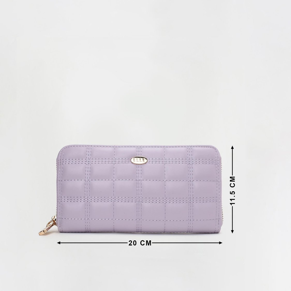 ELLE Women Quilted Zip-Around Wallet
