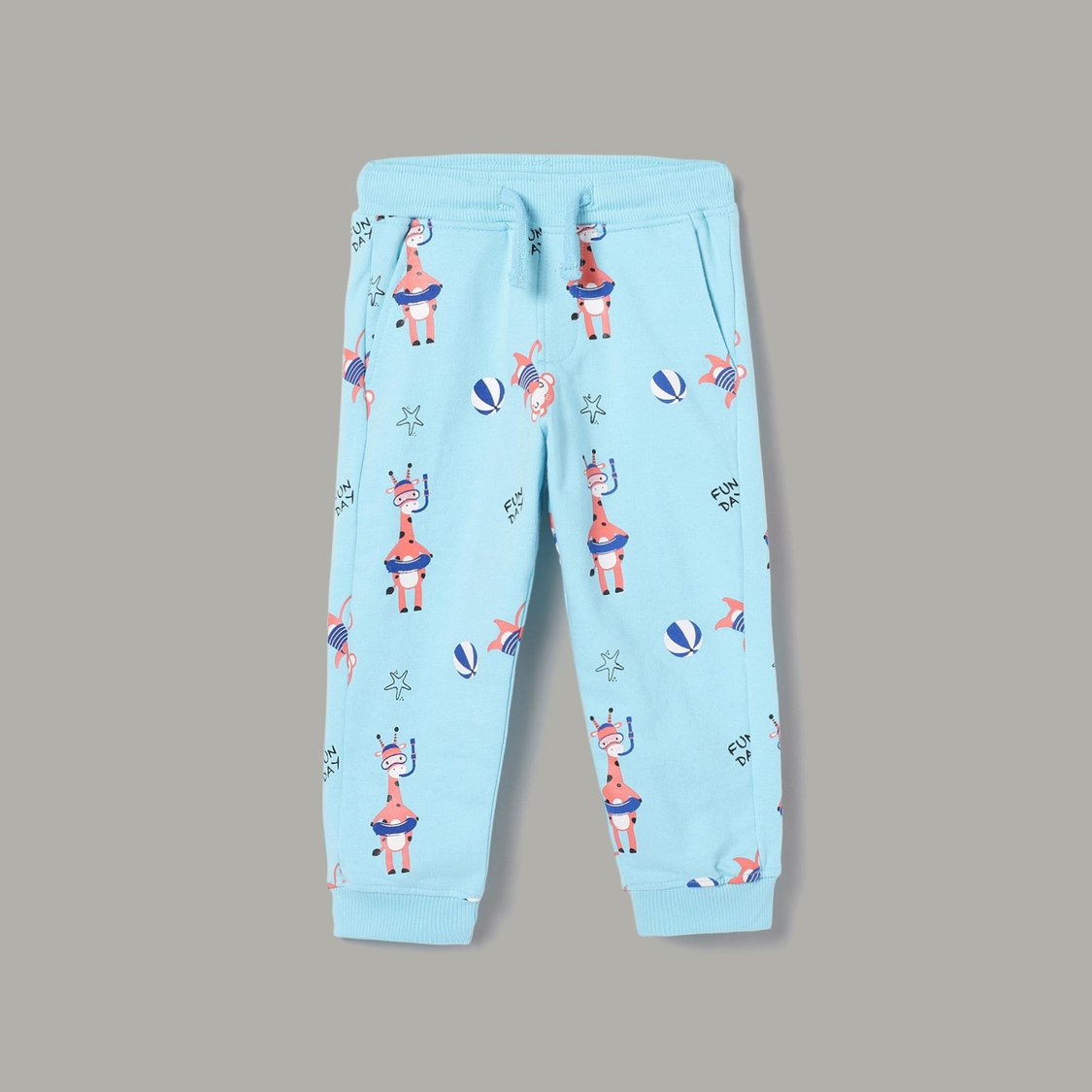 JUNIORS Boys Graphic Printed Drawstring Joggers