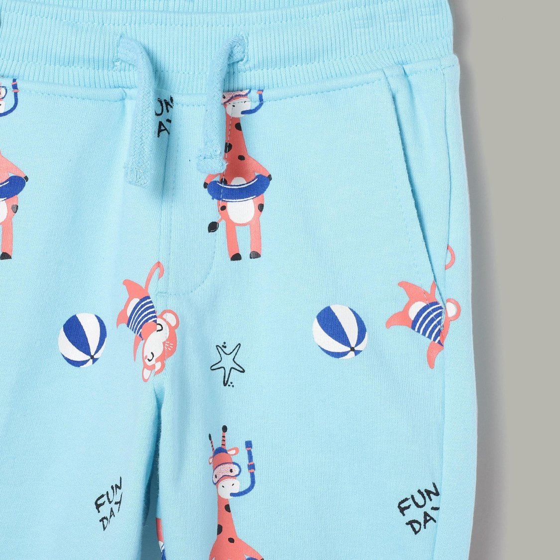 JUNIORS Boys Graphic Printed Drawstring Joggers