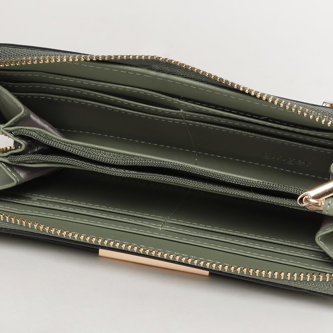 GINGER Women Solid Zip Around Wallet