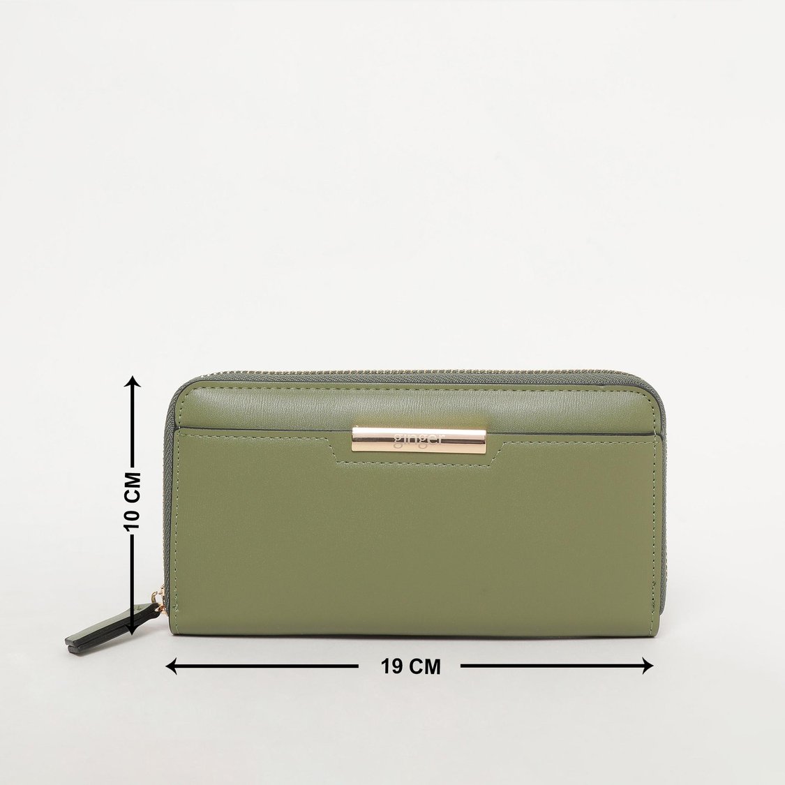 GINGER Women Solid Zip Around Wallet