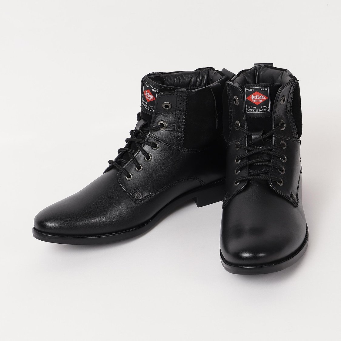 Lee cooper lace up boots best sale