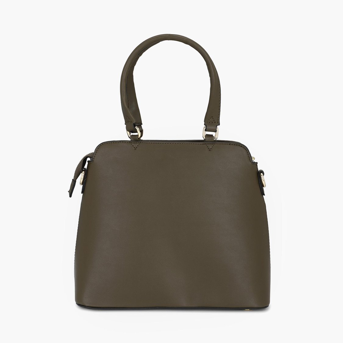 Buy VAN HEUSEN Women Solid Zip Closure Handheld Bag from Van