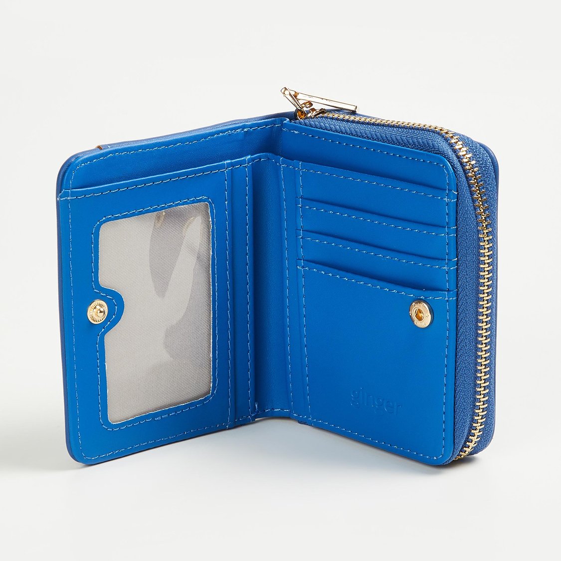 GINGER Women Solid Zip-Around Closure Wallet