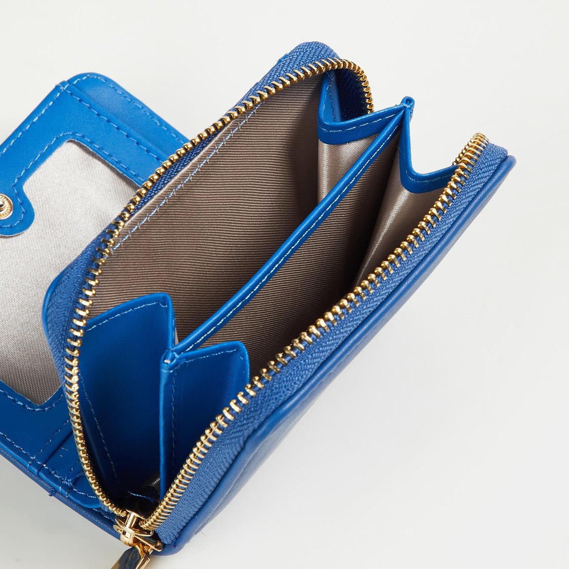 GINGER Women Solid Zip-Around Closure Wallet