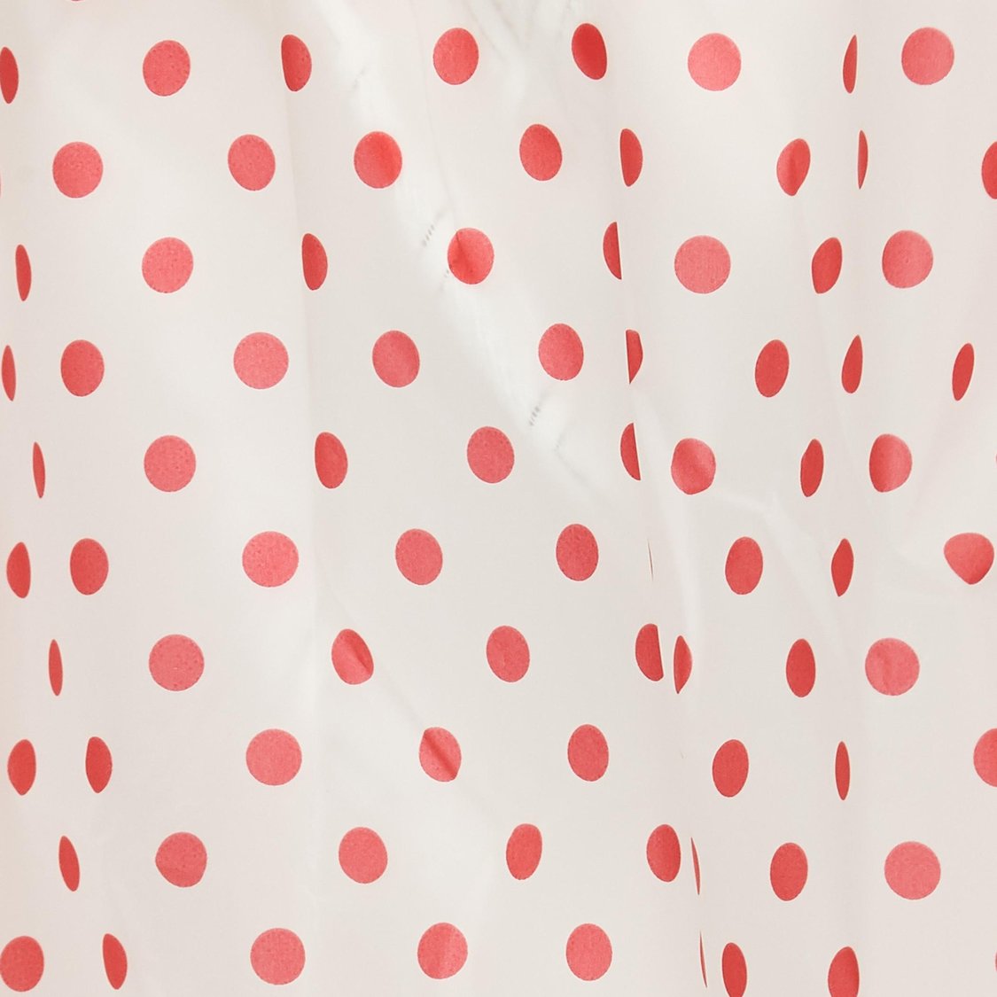 Buy GINGER Women Polka Dot Printed Buttoned Hooded Raincoat from